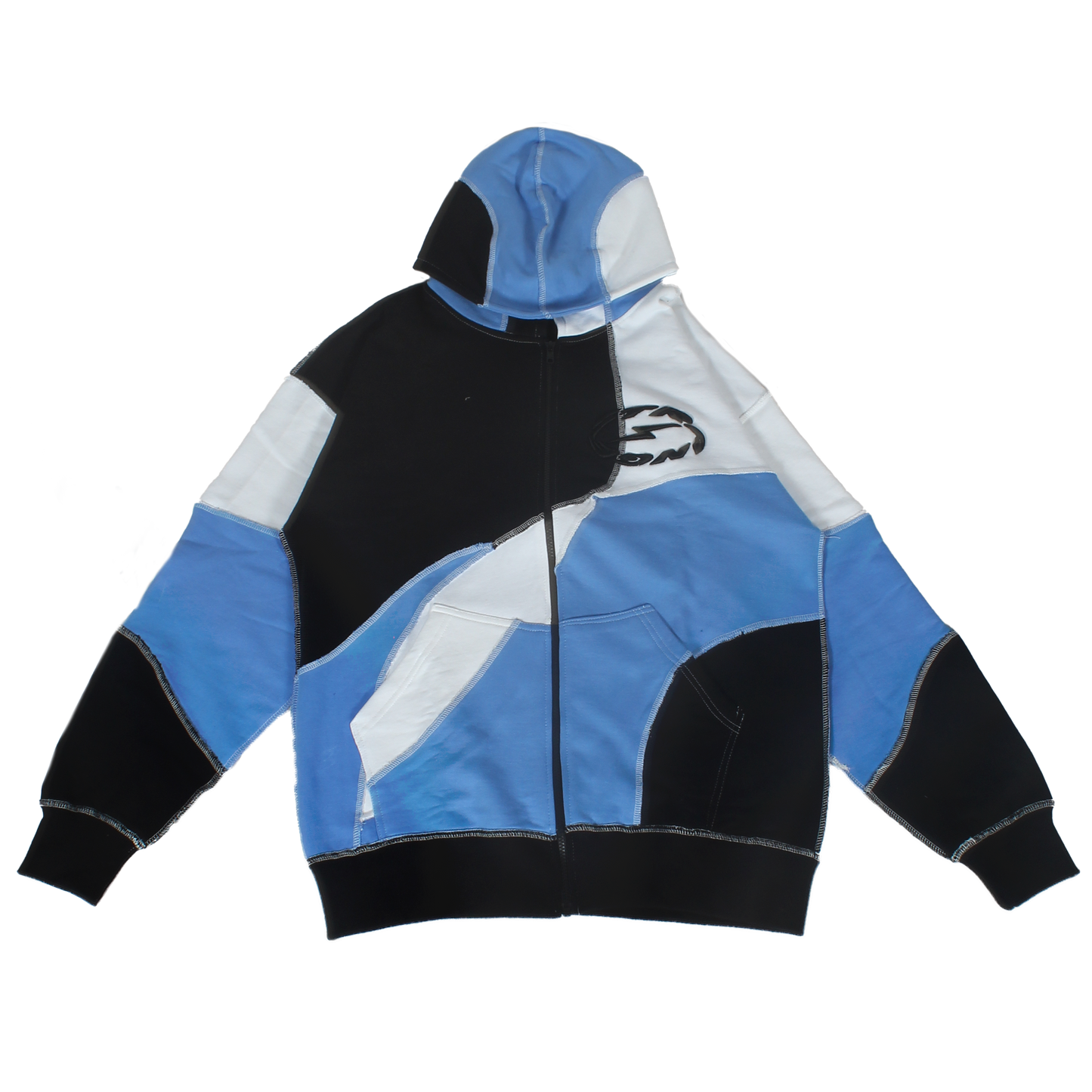 FRAGMENT ZIPPER BLUE