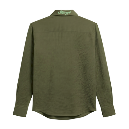 RESORT LINEN SHIRT (OLV)