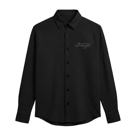 RESORT LINEN SHIRT (BLK)
