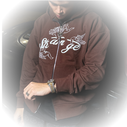 FORTUNE ZIPPER (BROWN)
