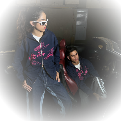 FORTUNE ZIPPER (NAVY)